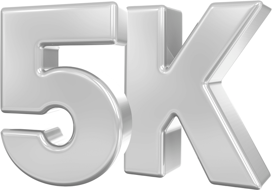 Thank You 5K Follower Silver
